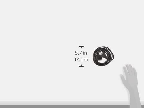 Prolunga 3m Spina e Presa bivalente 10/16A,Sezione Cavo 3G1 mm, Bianco/ Nero