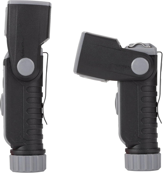 Torcia da lavoro LED ricaricabile, 400lm, 1500mAh, testa orientabile, 4 modalità di luce