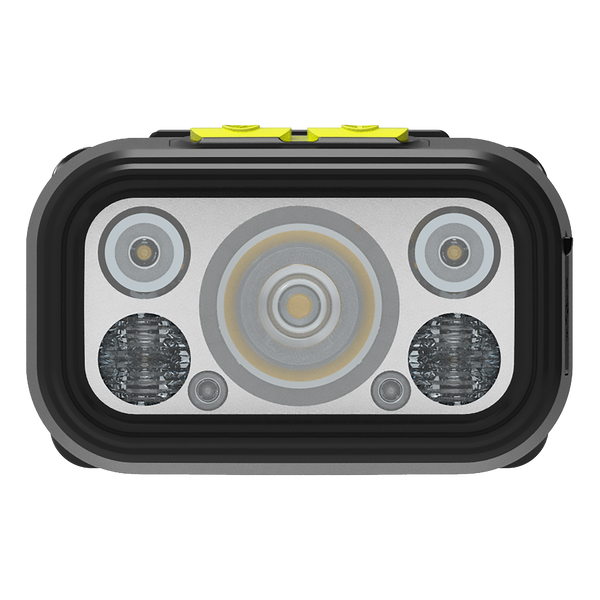 Lampada/Torcia frontale LED potente 600 Lumen, Batteria 1000mAh ricaricabile