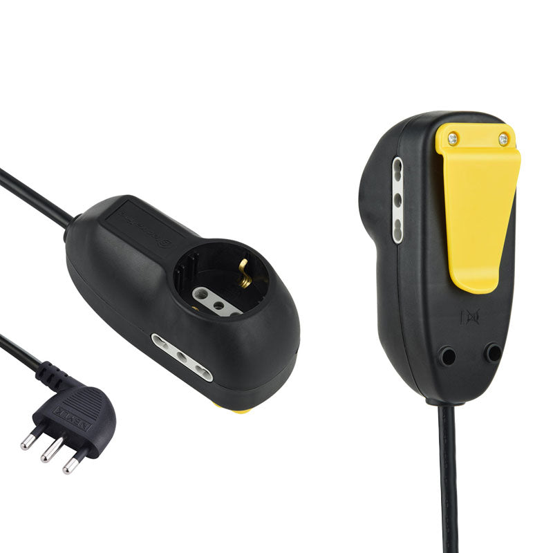 Avvolgicavo Con Prolunga Elettrica Da 10 M Fervi A010/10 4 Prese Schuko